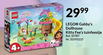 Promoties Lego gabby’s dollhouse kitty fee’s tuinfeestje - Lego - Geldig van 30/08/2023 tot 27/09/2023 bij Fun