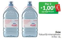 Evian natuurlijk mineraalwater-Evian