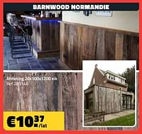 Barnwood normandie-Huismerk - Bouwcenter Frans Vlaeminck