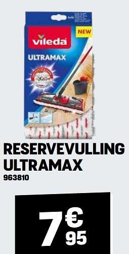 Promoties Reservevulling ultramax - Vileda - Geldig van 31/08/2023 tot 10/09/2023 bij Electro Depot