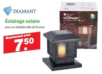 Promotions Éclairage solaire - Diamant - Valide de 28/08/2023 à 16/09/2023 chez Van Cranenbroek