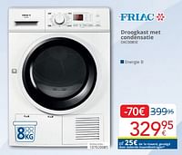 Friac droogkast met condensatie dkc0085e-Friac