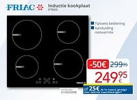 Friac inductie kookplaat ip9060-Friac