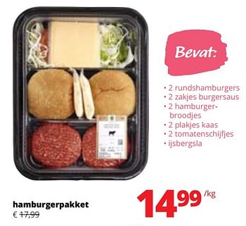 Promoties Hamburgerpakket - Huismerk - Spar Retail - Geldig van 07/09/2023 tot 20/09/2023 bij Spar (Colruytgroup)