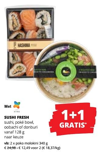 Promoties Sushi fresh poko molokini - Huismerk - Spar Retail - Geldig van 07/09/2023 tot 20/09/2023 bij Spar (Colruytgroup)