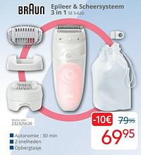 Braun epileer + scheersysteem 3 in 1 se 5-620-Braun