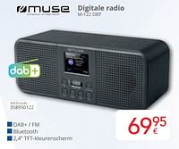 Muse digitale radio m-122 dbt-Muse