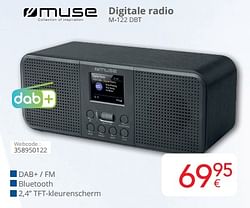 Muse digitale radio m-122 dbt