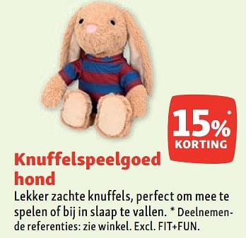 Promoties Knuffelspeelgoed hond 15% korting - Huismerk - Maxi Zoo - Geldig van 06/09/2023 tot 11/09/2023 bij Maxi Zoo