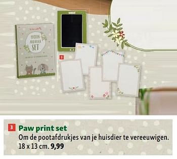Promoties Paw print set - Huismerk - Maxi Zoo - Geldig van 06/09/2023 tot 11/09/2023 bij Maxi Zoo