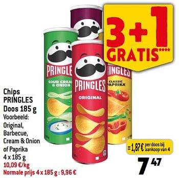 Promoties Chips pringles - Pringles - Geldig van 06/09/2023 tot 12/09/2023 bij Smatch