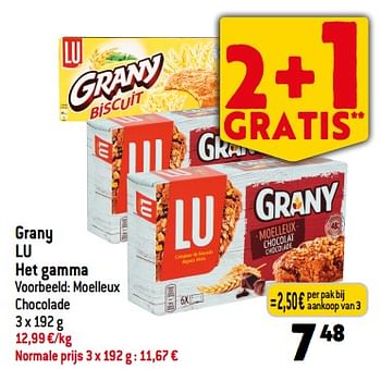 Promoties Grany lu - Lu - Geldig van 06/09/2023 tot 12/09/2023 bij Smatch