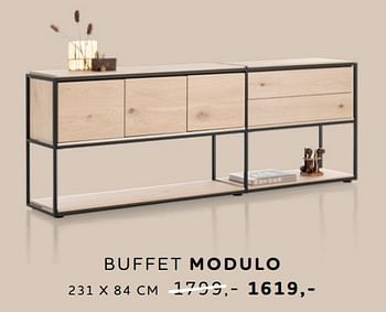 Promotions Buffet modulo - Produit Maison - Xooon - Valide de 31/08/2023 à 27/09/2023 chez Xooon