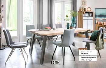 Promotions Chaise design artella - Produit Maison - Xooon - Valide de 31/08/2023 à 27/09/2023 chez Xooon