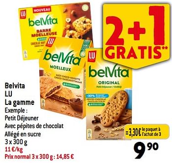 Promotions Belvita lu - Lu - Valide de 06/09/2023 à 12/09/2023 chez Smatch