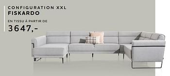 Promotions Configuration xxl fiskardo - Produit Maison - Xooon - Valide de 31/08/2023 à 27/09/2023 chez Xooon