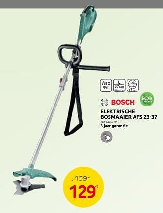 Promoties Bosch elektrische bosmaaier afs 23-37 - Bosch - Geldig van 06/09/2023 tot 25/09/2023 bij Brico