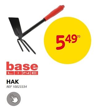 Promoties Hak - Base Line - Geldig van 06/09/2023 tot 25/09/2023 bij Brico