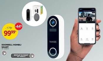 Promoties Doorbell hombli smart - Hombli - Geldig van 06/09/2023 tot 25/09/2023 bij Brico
