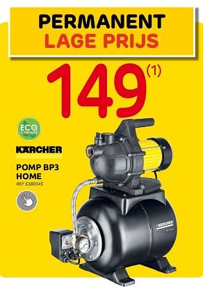 Promoties Kärcher pomp bp3 home - Kärcher - Geldig van 06/09/2023 tot 25/09/2023 bij Brico