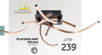 Promoties Plafondlamp polina - Huismerk - Brico - Geldig van 06/09/2023 tot 25/09/2023 bij Brico