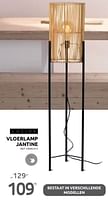 Promoties Vloerlamp jantine - Lucide - Geldig van 06/09/2023 tot 25/09/2023 bij Brico