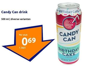 Promoties Candy can drink - Candy Can - Geldig van 06/09/2023 tot 12/09/2023 bij Action