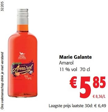 Promoties Marie galante amarol - Marie Galante - Geldig van 06/09/2023 tot 19/09/2023 bij Colruyt