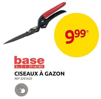 Promotions Ciseaux à gazon - Base Line - Valide de 06/09/2023 à 25/09/2023 chez Brico