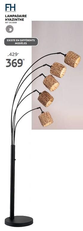 Promotions Lampadaire hyazinthe - Fischer & Honsel - Valide de 06/09/2023 à 25/09/2023 chez Brico