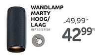 Wandlamp marty hoog- laag-Huismerk - Brico