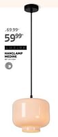 Promoties Hanglamp medine - Lucide - Geldig van 06/09/2023 tot 25/09/2023 bij Brico