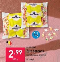Promoties Zure bonbons - Napoleon - Geldig van 13/09/2023 tot 23/09/2023 bij Aldi