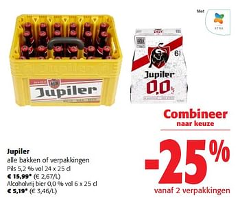 Promoties Jupiler alle bakken of verpakkingen - Jupiler - Geldig van 06/09/2023 tot 19/09/2023 bij Colruyt