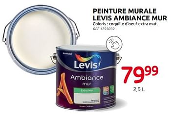 Promotions Peinture murale levis ambiance mur - Levis - Valide de 06/09/2023 à 25/09/2023 chez Brico