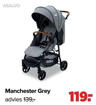 Promoties Asalvo manchester grey - Asalvo - Geldig van 04/09/2023 tot 30/09/2023 bij Baby-Dump