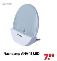 Alecto nachtlamp anv-18 led-Alecto