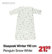 Babylook slaapzak winter penguin snow white-Baby look