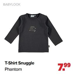 Babylook t-shirt snuggle phantom