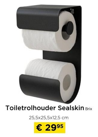 Promoties Toiletrolhouder sealskin brix - Sealskin - Geldig van 01/09/2023 tot 27/09/2023 bij Molecule