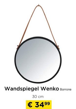 Promoties Wandspiegel wenko borrone - Wenko - Geldig van 01/09/2023 tot 27/09/2023 bij Molecule
