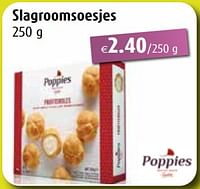 Promoties Slagroomsoesjes - Poppies - Geldig van 01/09/2023 tot 30/09/2023 bij Aronde