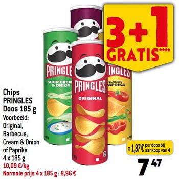 Promoties Chips pringles - Pringles - Geldig van 06/09/2023 tot 12/09/2023 bij Louis Delhaize
