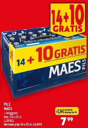 Promoties Pils maes - Maes - Geldig van 06/09/2023 tot 12/09/2023 bij Louis Delhaize