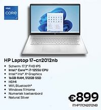 Hp laptop 17-cn2012nb-HP