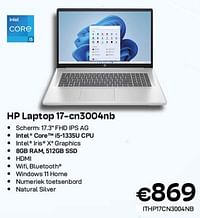 Hp laptop 17-cn3004nb-HP