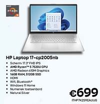 Hp laptop 17-cp2005nb-HP