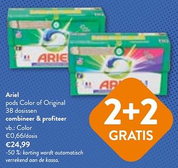 Promoties Ariel pods color - Ariel - Geldig van 06/09/2023 tot 19/09/2023 bij OKay