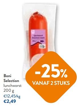 Promoties Boni selection lunchworst - Boni - Geldig van 06/09/2023 tot 19/09/2023 bij OKay
