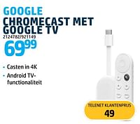 Google chromecast met google tv-Google